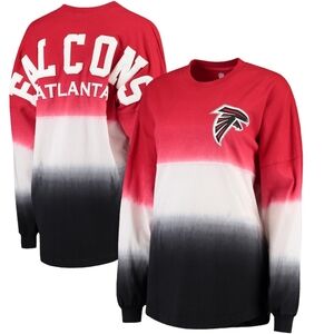 Atlanta Falcons Spirit Jersey Long Sleeve Tshirt in XS NWOT unisex